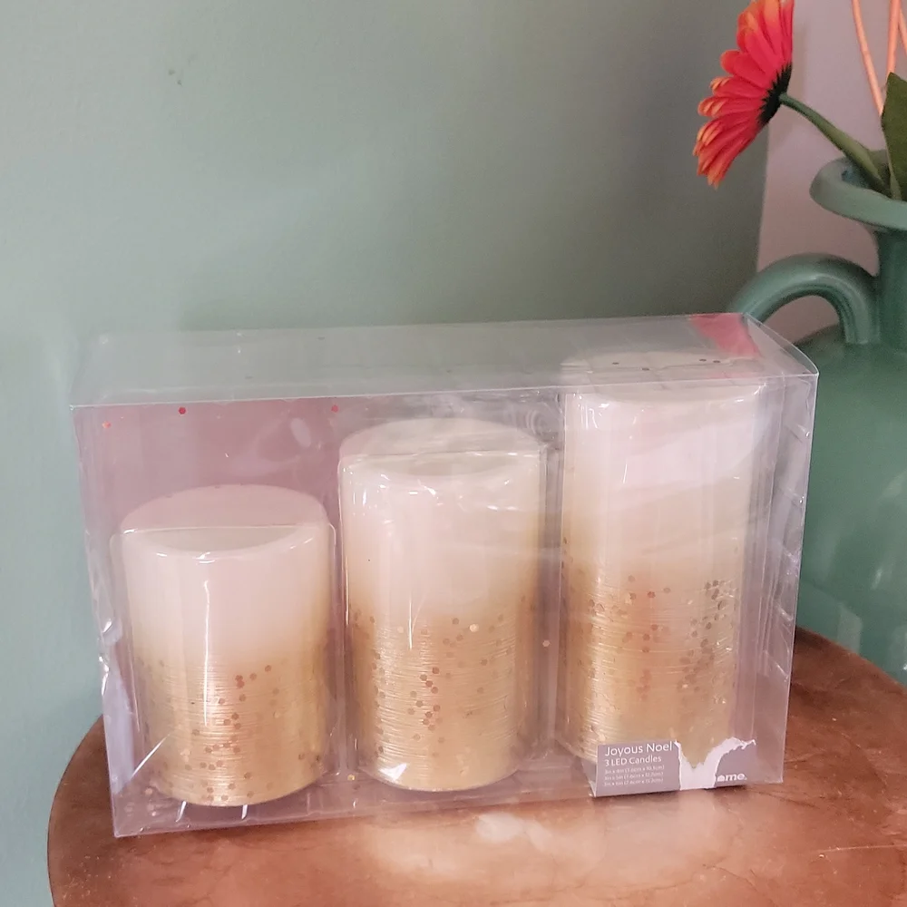 3 LED Candles